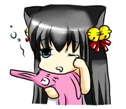 Small dreams and Xiaomei happy New Year sticker #9429920