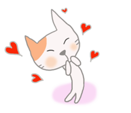 The healing white cat 2 sticker #9430050