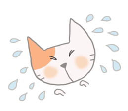 The healing white cat 2 sticker #9430056