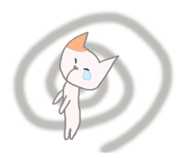 The healing white cat 2 sticker #9430058