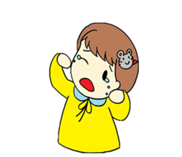 megu's hand-drawn sticker sticker #9430331