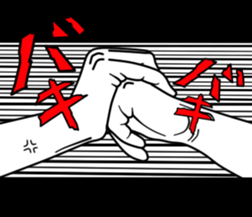 An annoying man part10 sticker #9431158