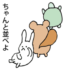 Rabbit of fairy tale talk 3 sticker #9431195