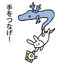 Rabbit of fairy tale talk 3 sticker #9431220