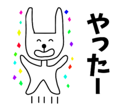 Nantaka's rabbit sticker sticker #9431236