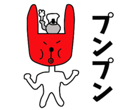 Nantaka's rabbit sticker sticker #9431246
