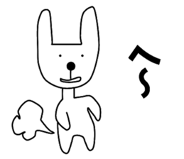 Nantaka's rabbit sticker sticker #9431253