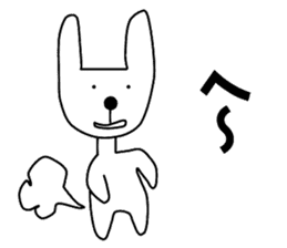 Nantaka's rabbit sticker sticker #9431253