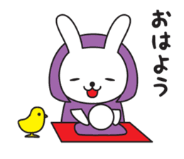 Divination rabbit 2 sticker #9431428