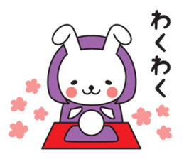 Divination rabbit 2 sticker #9431437