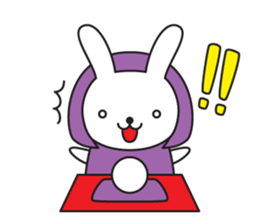 Divination rabbit 2 sticker #9431438