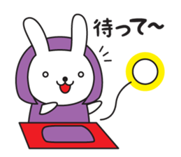 Divination rabbit 2 sticker #9431447
