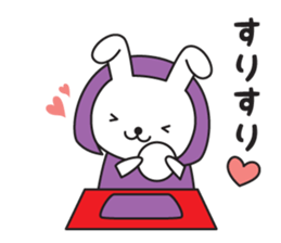 Divination rabbit 2 sticker #9431450