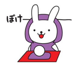 Divination rabbit 2 sticker #9431460