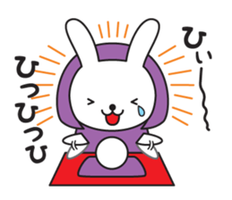 Divination rabbit 2 sticker #9431463