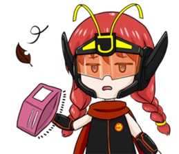 J-HERO GIRL sticker #9431590