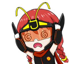 J-HERO GIRL sticker #9431594