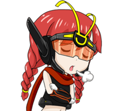 J-HERO GIRL sticker #9431596