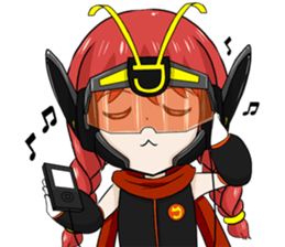 J-HERO GIRL sticker #9431599