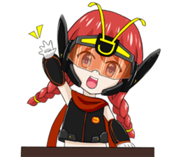 J-HERO GIRL sticker #9431601