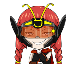 J-HERO GIRL sticker #9431607