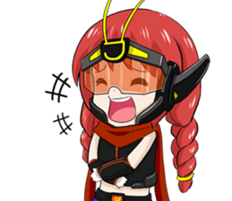 J-HERO GIRL sticker #9431611