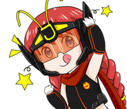 J-HERO GIRL sticker #9431613