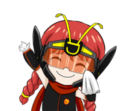 J-HERO GIRL sticker #9431620