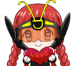 J-HERO GIRL sticker #9431622