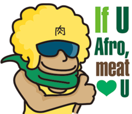 [ENG ver.] niku-ranger5:we meet meat sticker #9432145