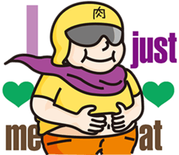 [ENG ver.] niku-ranger5:we meet meat sticker #9432147