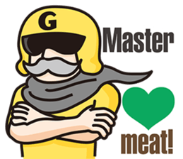 [ENG ver.] niku-ranger5:we meet meat sticker #9432149