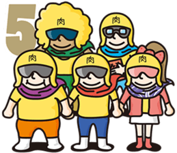 [ENG ver.] niku-ranger5:we meet meat sticker #9432150