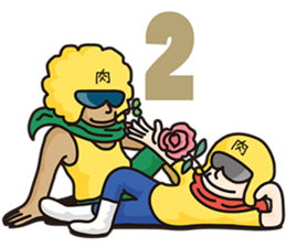 [ENG ver.] niku-ranger5:we meet meat sticker #9432151