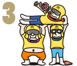 [ENG ver.] niku-ranger5:we meet meat sticker #9432152