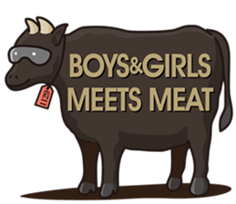 [ENG ver.] niku-ranger5:we meet meat sticker #9432155