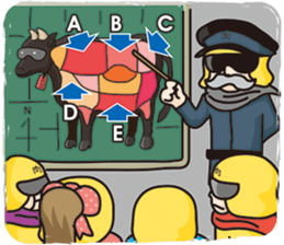 [ENG ver.] niku-ranger5:we meet meat sticker #9432156