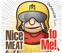 [ENG ver.] niku-ranger5:we meet meat sticker #9432160