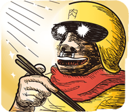 [ENG ver.] niku-ranger5:we meet meat sticker #9432161