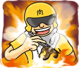 [ENG ver.] niku-ranger5:we meet meat sticker #9432164