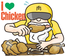 [ENG ver.] niku-ranger5:we meet meat sticker #9432166