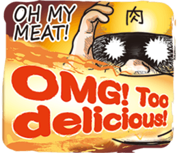 [ENG ver.] niku-ranger5:we meet meat sticker #9432172