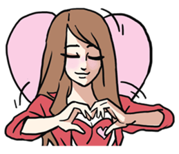 AsB - Comic Girls & 100 Love + sticker #9432626