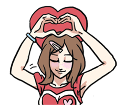 AsB - Comic Girls & 100 Love + sticker #9432627