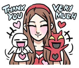 AsB - Comic Girls & 100 Love + sticker #9432635