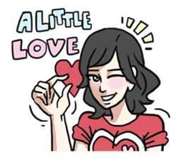 AsB - Comic Girls & 100 Love + sticker #9432636
