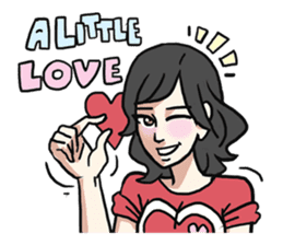AsB - Comic Girls & 100 Love + sticker #9432636