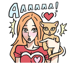 AsB - Comic Girls & 100 Love + sticker #9432647