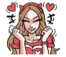 AsB - Comic Girls & 100 Love + sticker #9432655