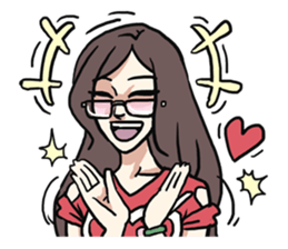 AsB - Comic Girls & 100 Love + sticker #9432658